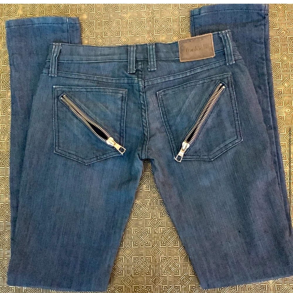🔅FRANKIE B STRAIGHT LEG ZIPPER POCKET JEANS